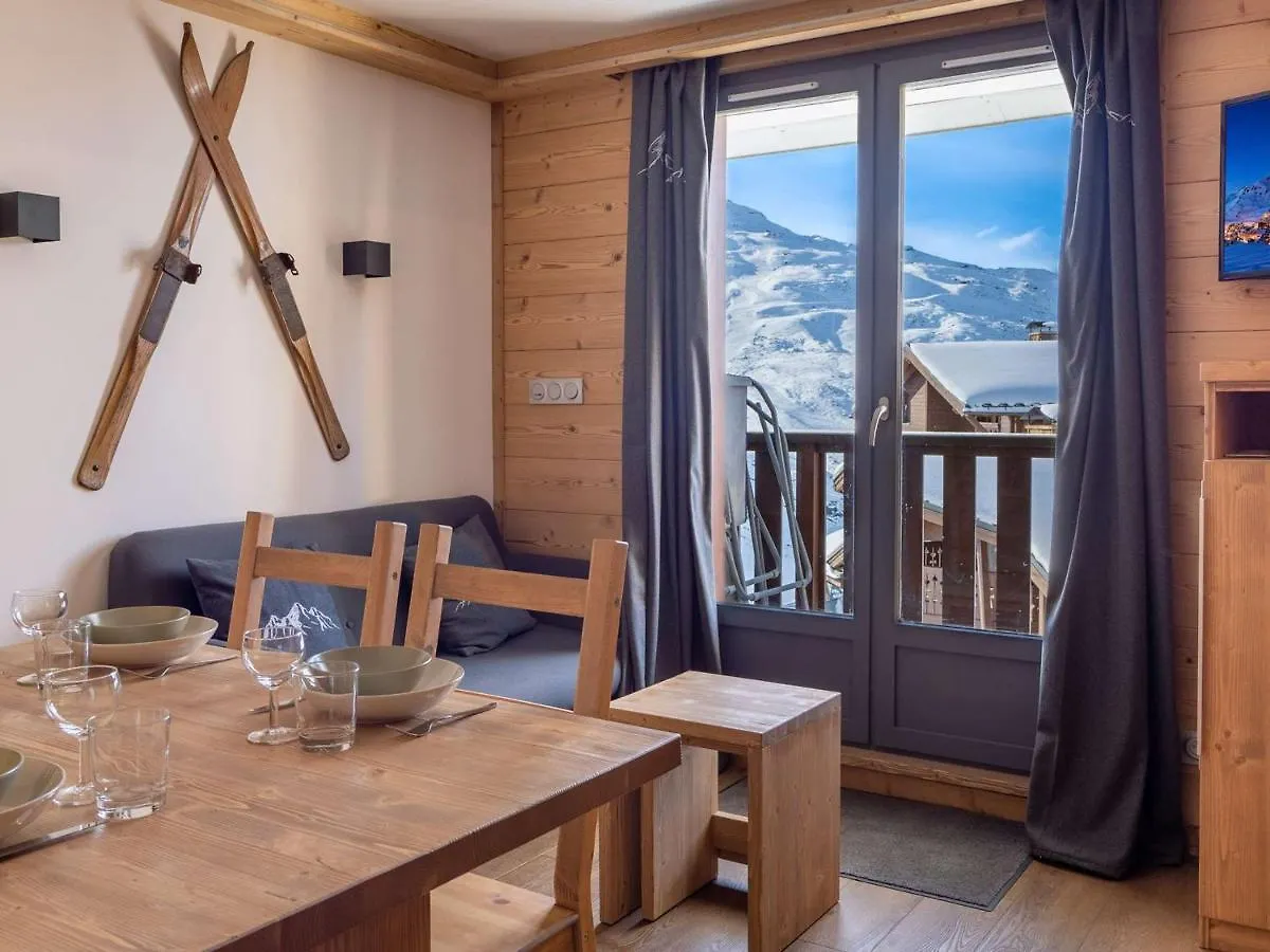 아파트 Appartement Moderne A Val Thorens - 4 Pers - 1 Chambre, 1 Cabine, Skis Aux Pieds, Balcon - Fr-1-637-30