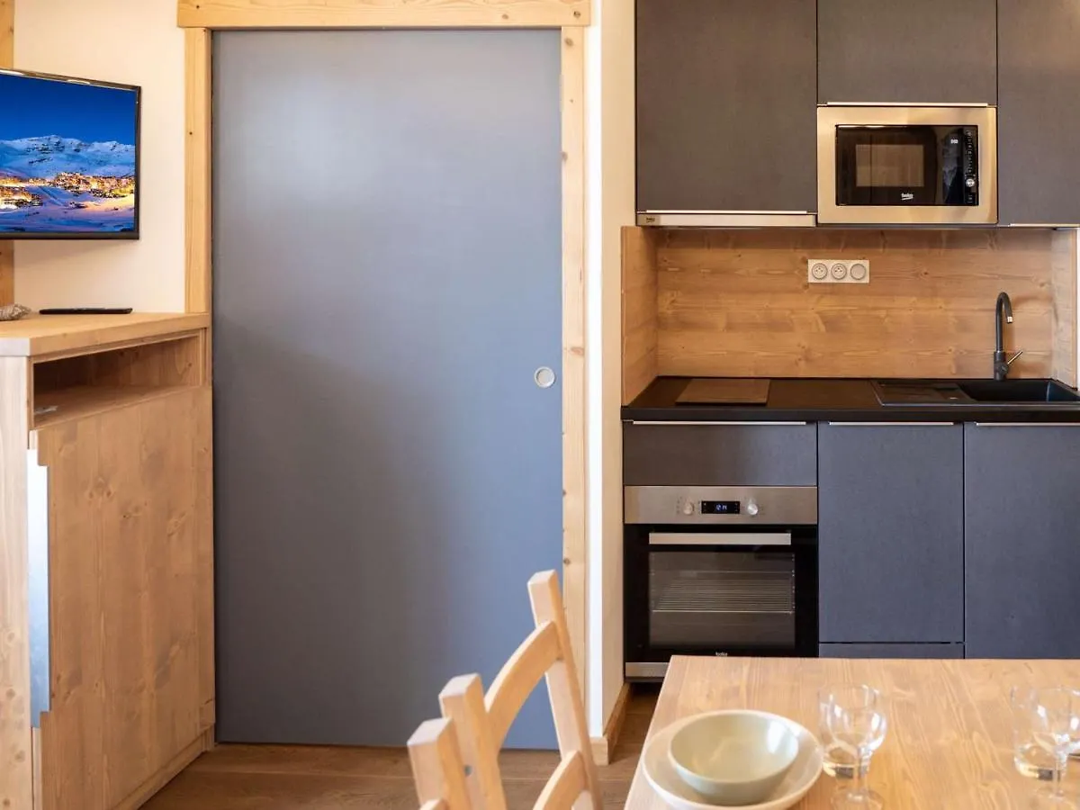 Appartement Moderne A Val Thorens - 4 Pers - 1 Chambre, 1 Cabine, Skis Aux Pieds, Balcon - Fr-1-637-30 프랑스